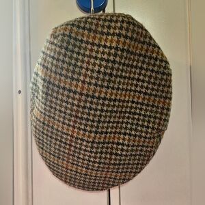 Vintage Shandon Ireland Houndstooth Newsboy Cap | Classic Irish Style
